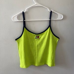 tommy cropped tank